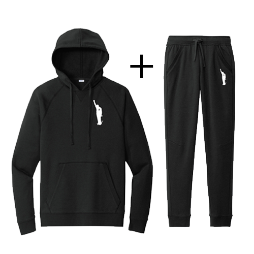 Dynasty Black Logo Hoodie and Joggers